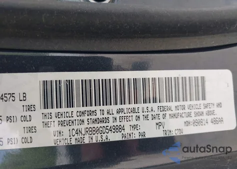 2016 Jeep Patriot Sport from USA, damaged, VIN 1C4NJRBB0GD549884